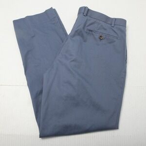 Indochino Pants Mens 36x32 Blue Yaletown 56 Chino Flat Front